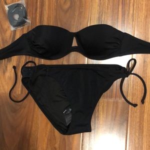 Black bathing suit